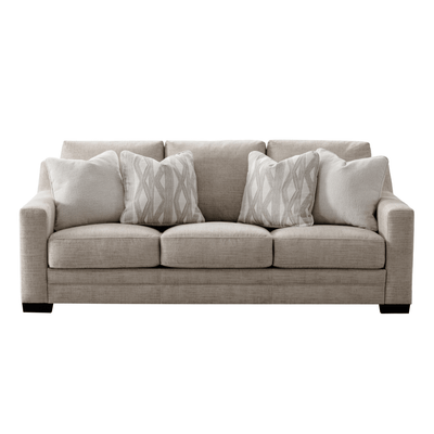Clara Oatmeal Sofa (230cm) - Al Rugaib Furniture