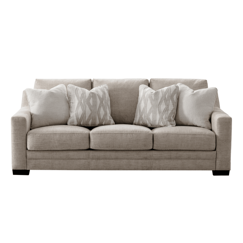 Clara Oatmeal Sofa (230cm) - Al Rugaib Furniture