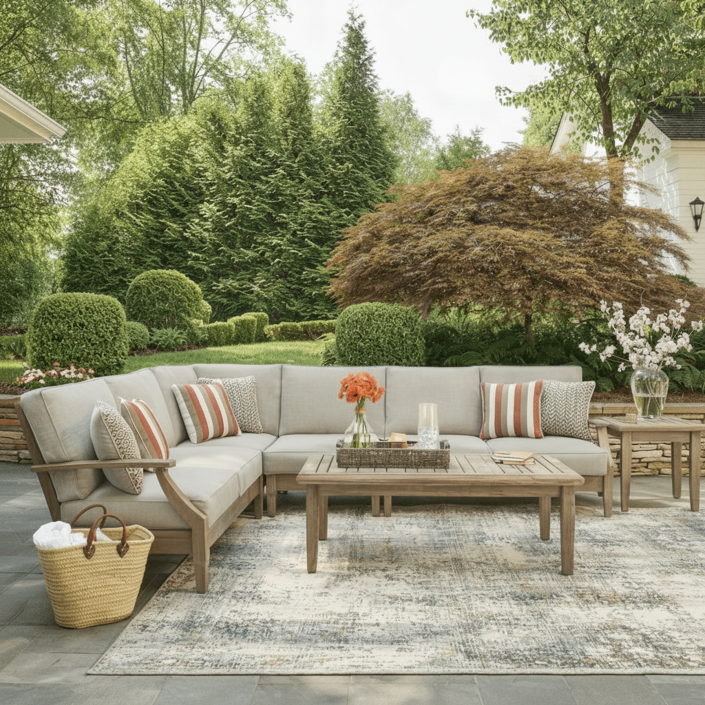 Clare View Sectional Set Outdoor Sectionals| Ashley Homestore