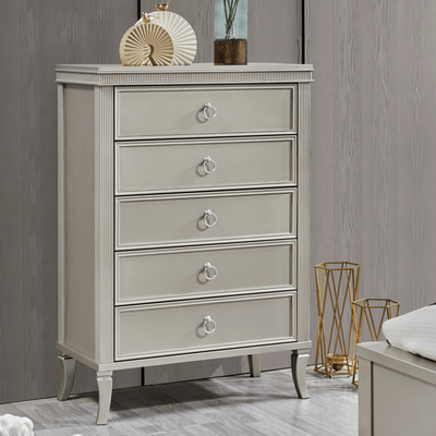 Claremont Woods King Bedroom Set With Two Free Gift GLASS TABLE LAMP - Al Rugaib Furniture