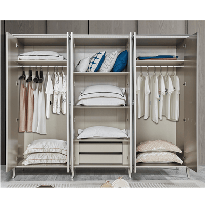 Claremont Woods King Bedroom Set With Two Free Gift GLASS TABLE LAMP - Al Rugaib Furniture