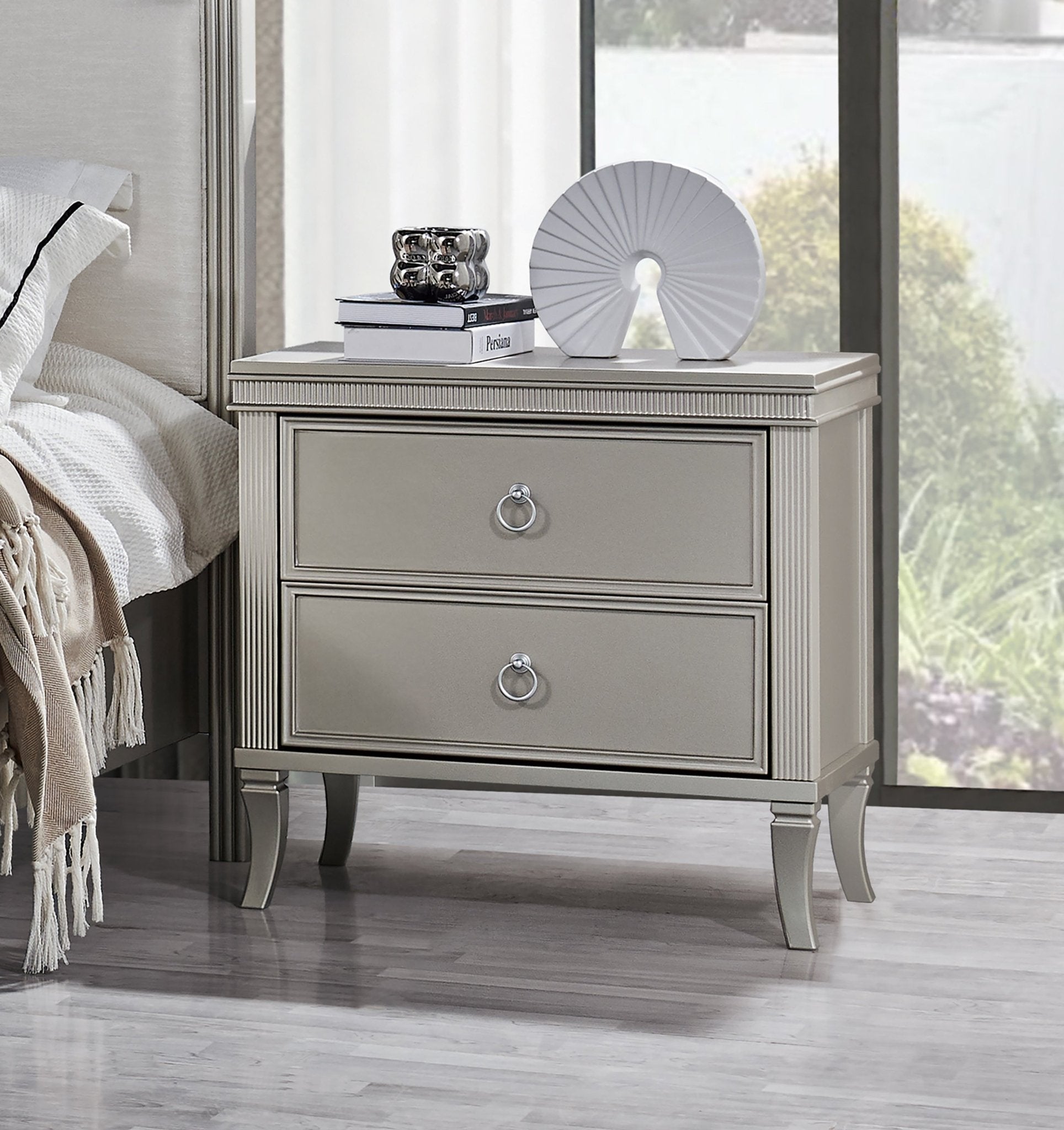 CLAREMONT WOODS Wirless Charegr Night Stand Nightstands| Roots Furniture