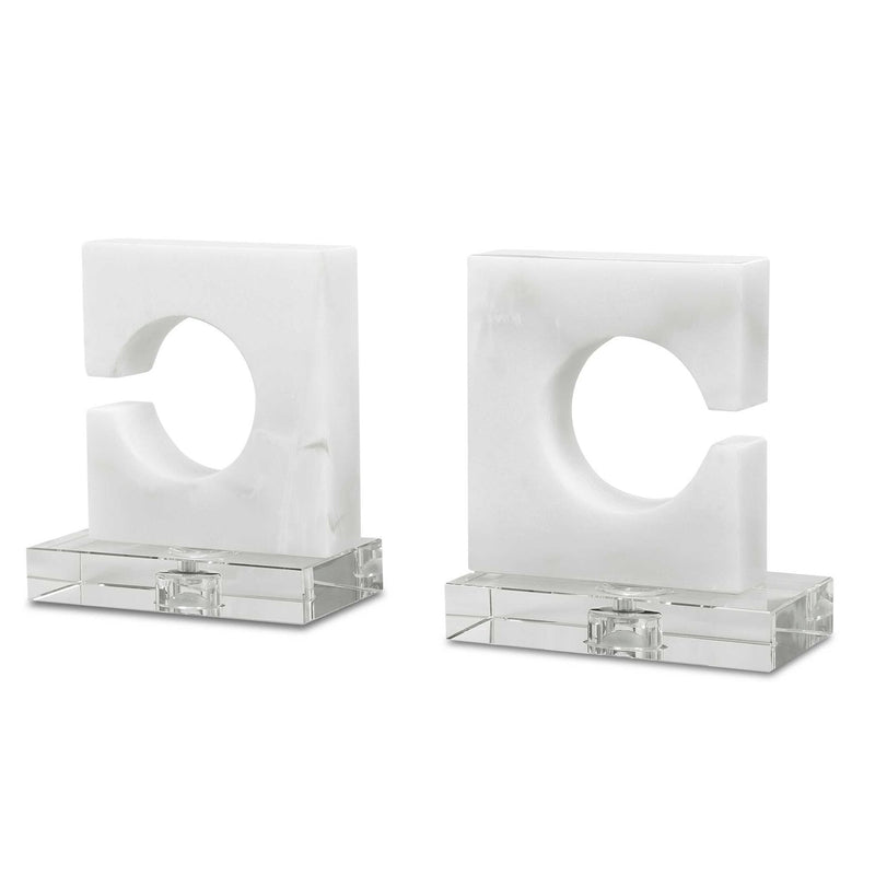 Clarin Bookends, S/2 - Al Rugaib Furniture