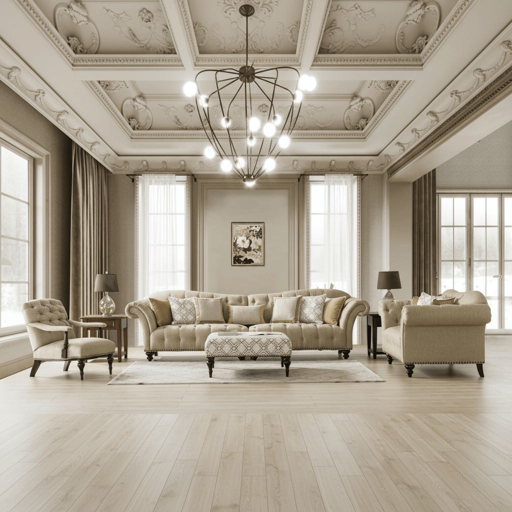 Classic Beige Living Room Set Living Room Sets| Roots Furniture
