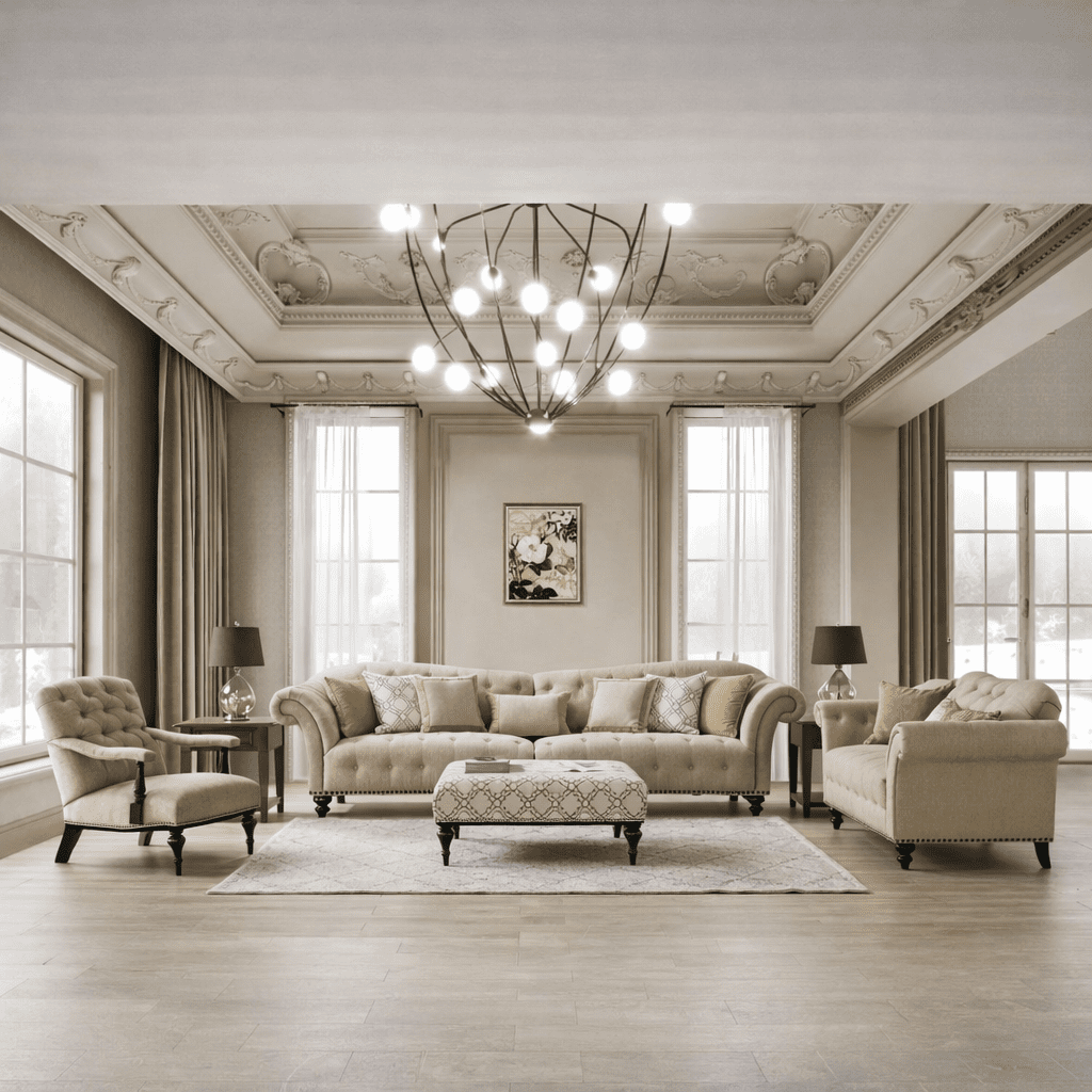 Classic Beige Sofa Sofas & Loveseats| Roots Furniture