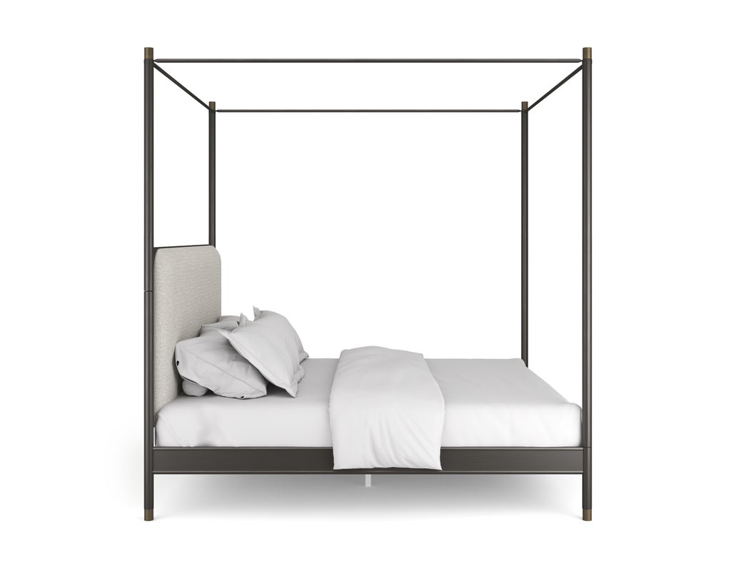 Classic - Campaign King Bed With Canopy Beds| Caracole