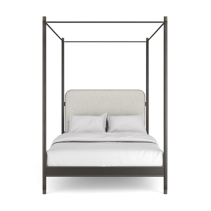 Classic - Campaign Queen Bed With Canopy Beds| Caracole