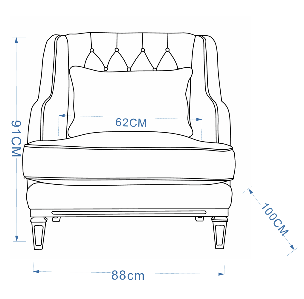 Classic Ella Arm Chair Chairs| Roots Furniture