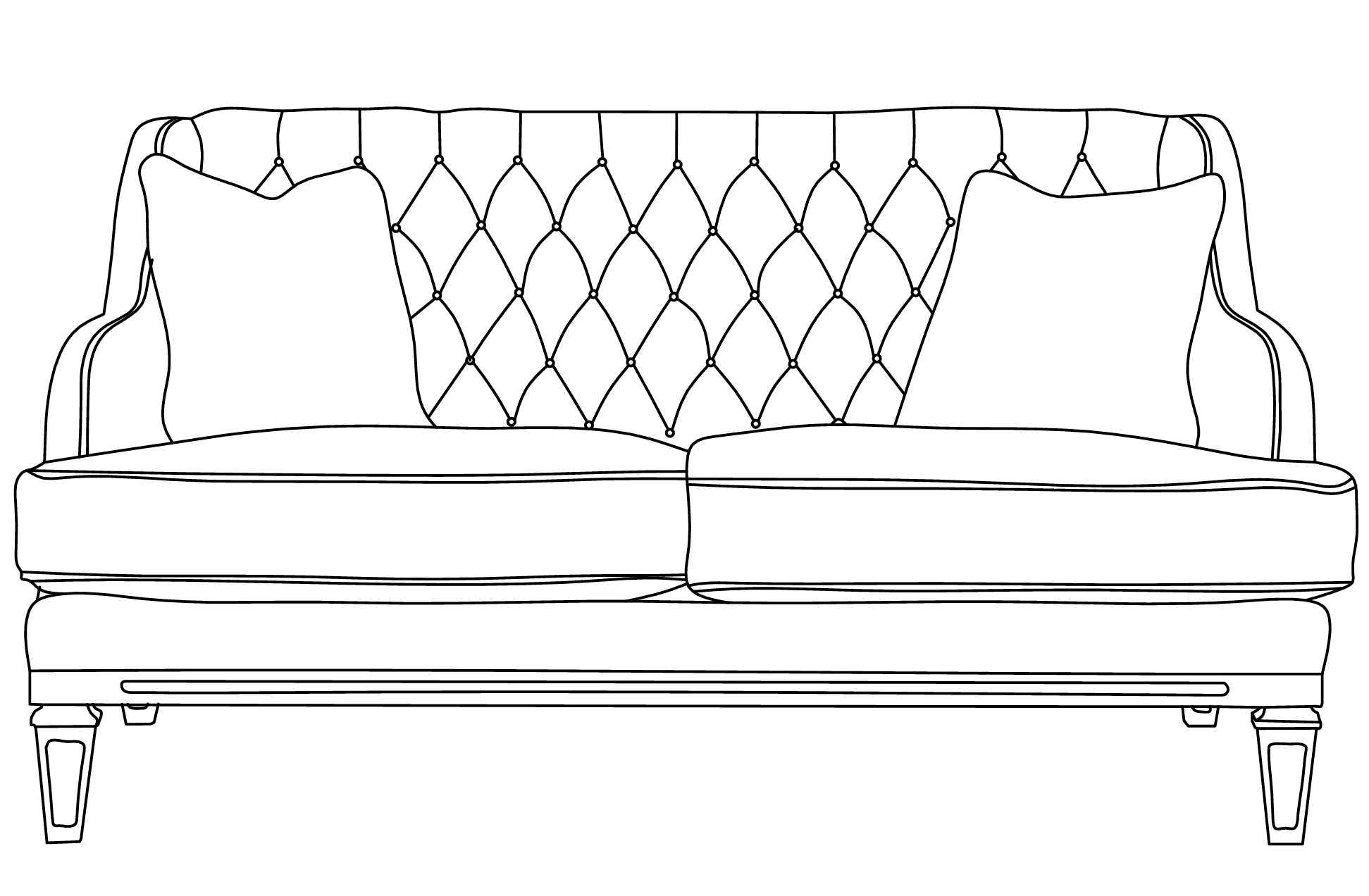 Classic Ella Loveseat Sofas & Loveseats| Roots Furniture