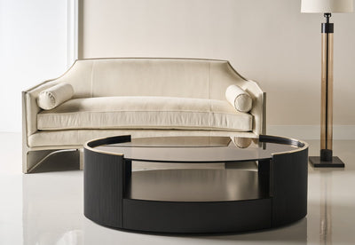 Classic - Love Oval Cocktail Table - Dark Chocolate - Al Rugaib Furniture