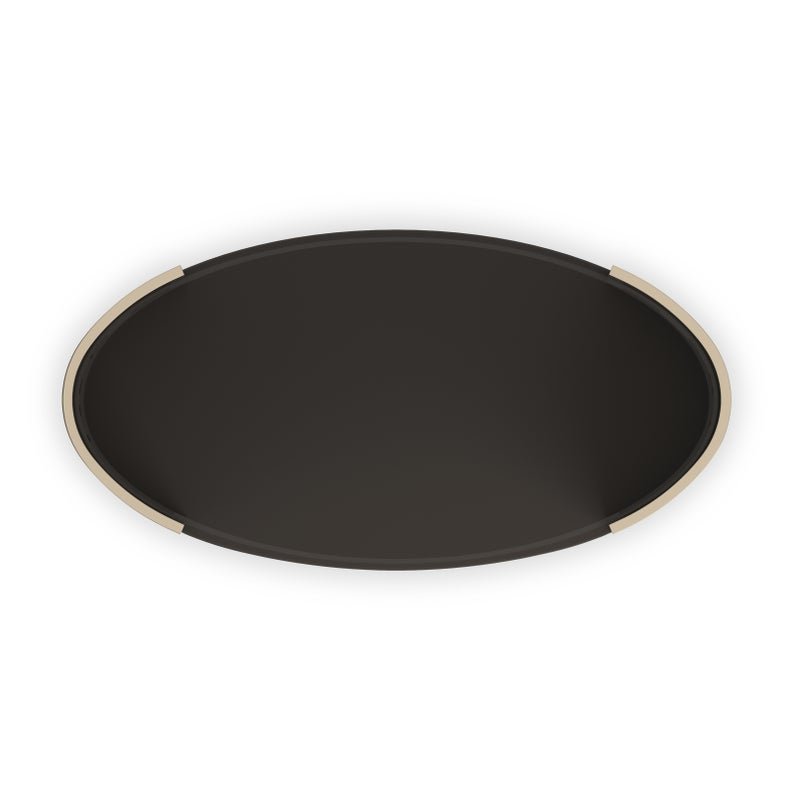Classic - Love Oval Cocktail Table - Dark Chocolate - Al Rugaib Furniture
