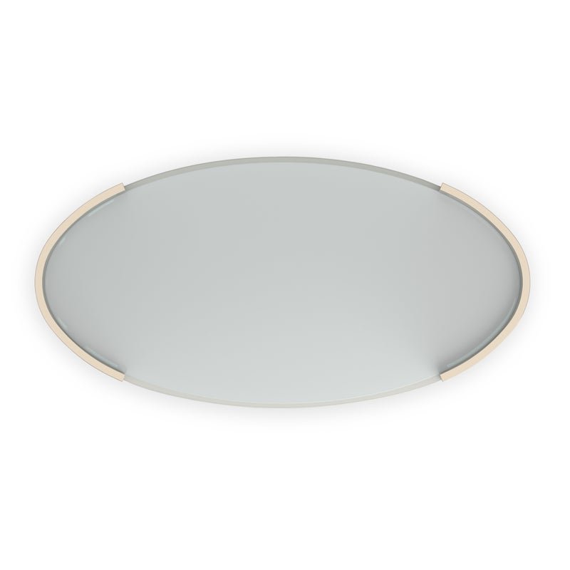 Classic - Love Oval Cocktail Table - Matte Pearl Coffee Tables| Caracole