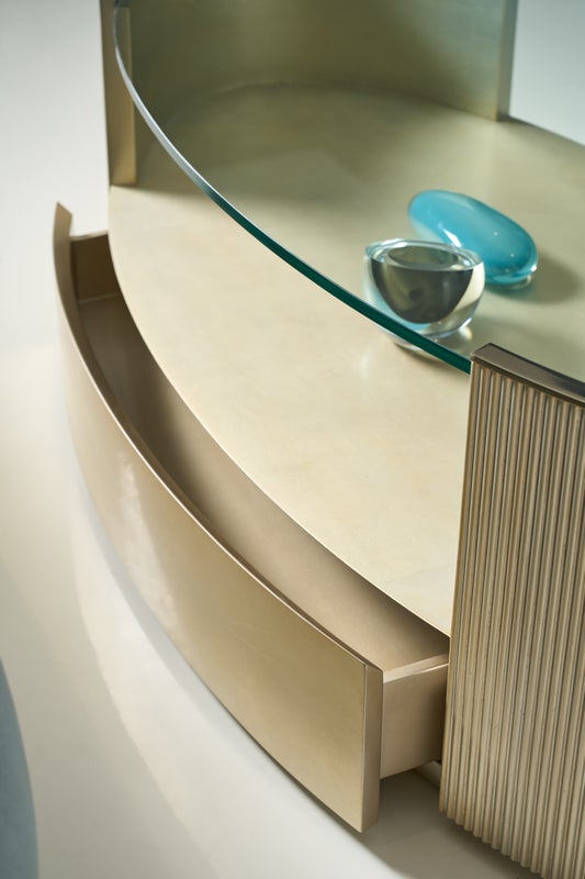 Classic - Love Oval Cocktail Table - Oracle - Al Rugaib Furniture