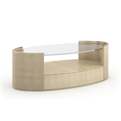 Classic - Love Oval Cocktail Table - Oracle - Al Rugaib Furniture