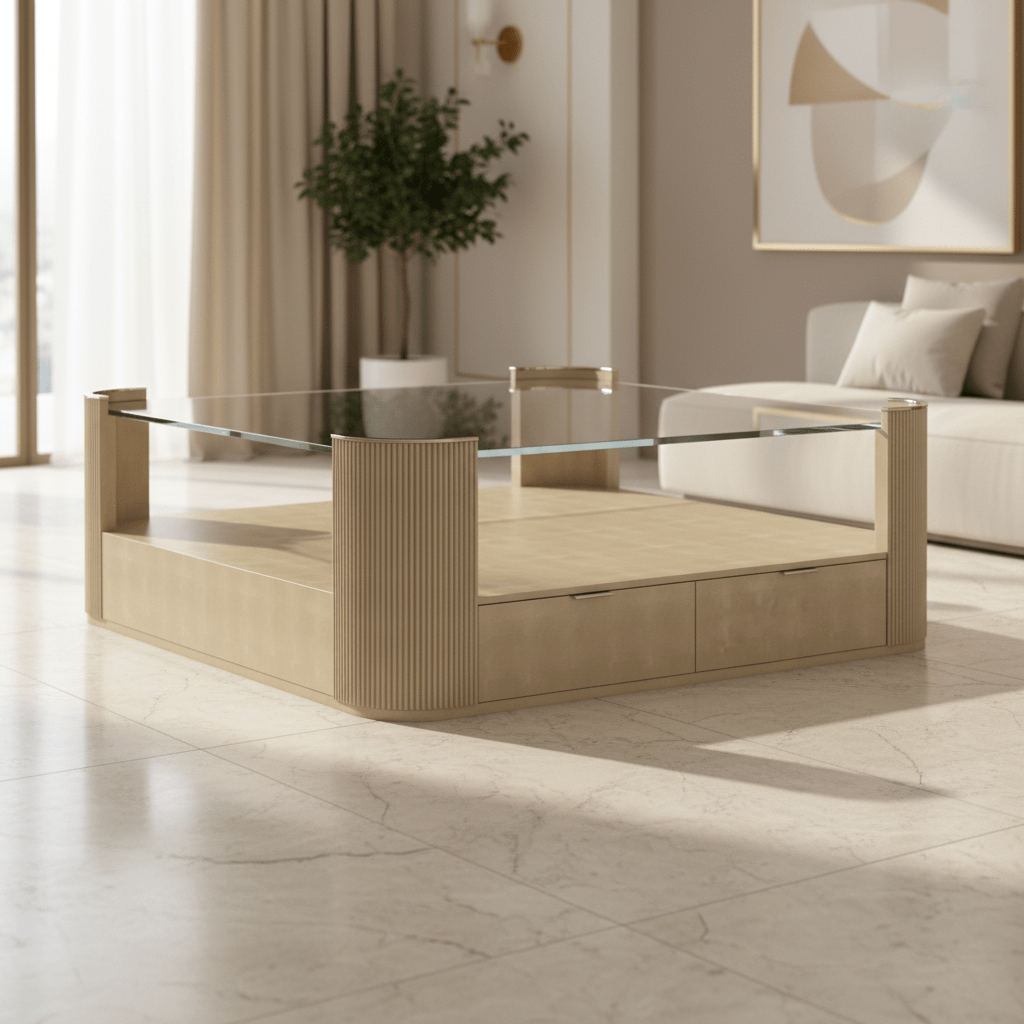 Classic - Love Square Cocktail Table - Oracle Coffee Tables| Caracole
