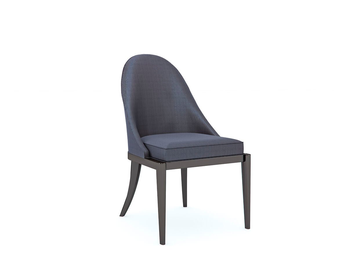 Classic - Natural Choice Side Chair (Blue) Dining Chairs| Caracole