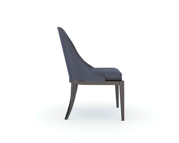 Classic - Natural Choice Side Chair (Blue) Dining Chairs| Caracole