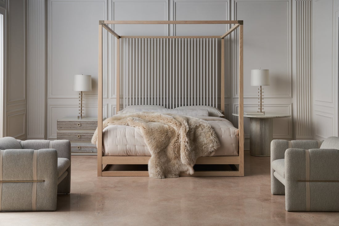 Classic - Pinstripe Light Bed - Queen Beds| Caracole