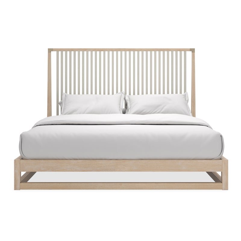 Classic - * Pinstripe Slatted Bed Light - Kg Beds| Caracole