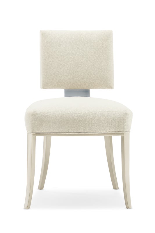 Classic - Reserved Seating Side Chair (White) Dining Chairs| Caracole