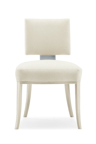 Classic - Reserved Seating Side Chair (White) - Al Rugaib Furniture