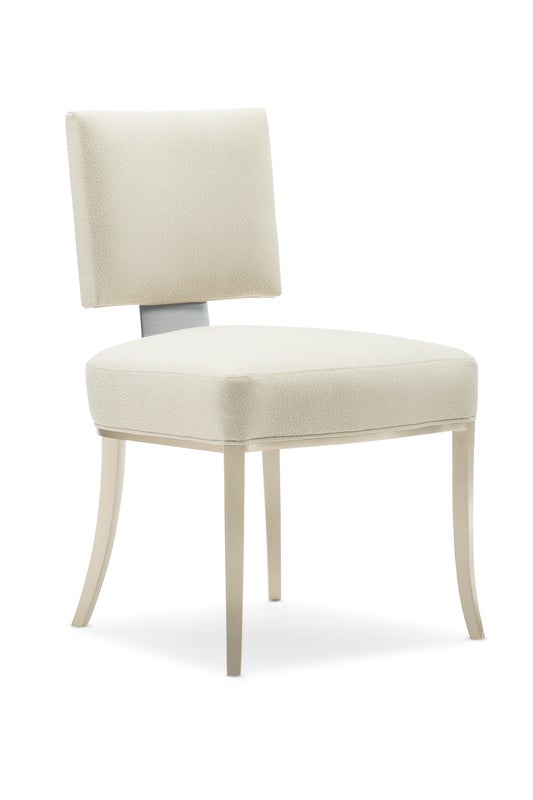 Classic - Reserved Seating Side Chair (White) Dining Chairs| Caracole