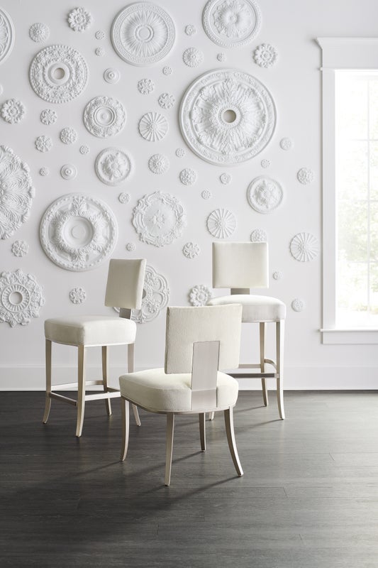 Classic - Reserved Seating Side Chair (White) Dining Chairs| Caracole