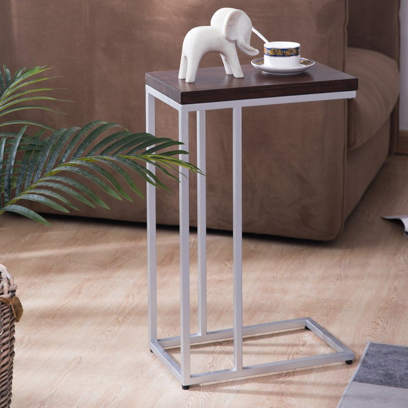 Classic Silver Wood Top C Table Accent & End Tables| Crestview