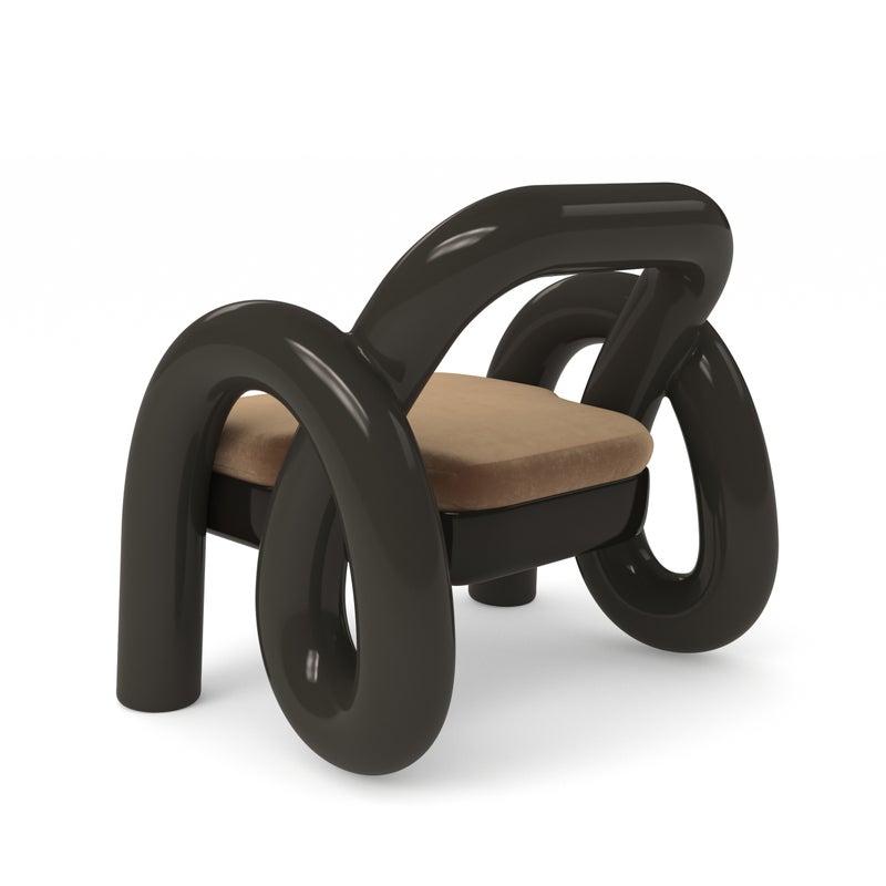 Classic Upholstery - Gelee Accent Chair-Chocolate Chairs| Caracole