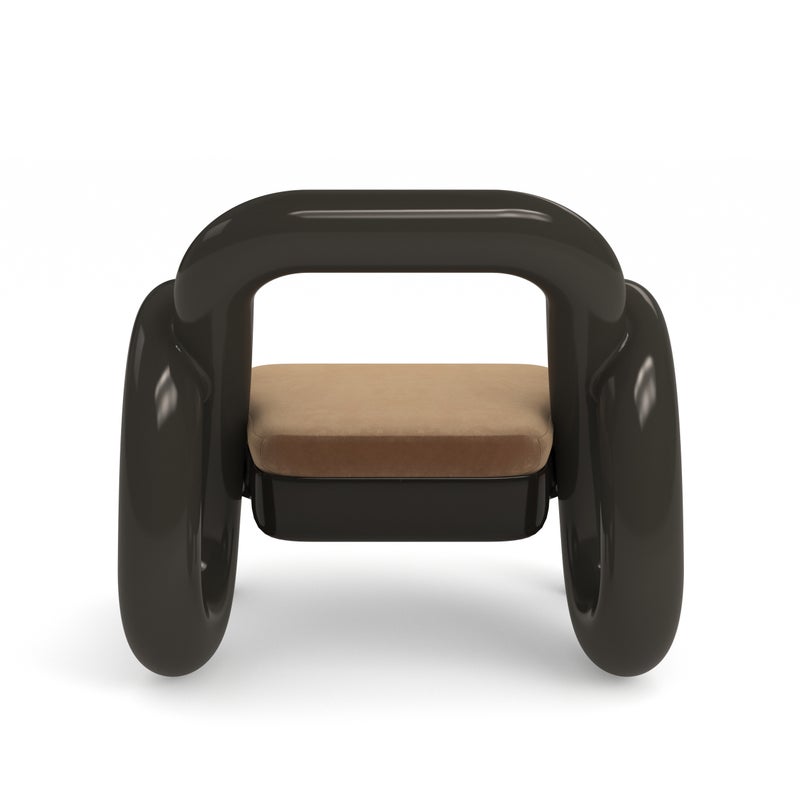 Classic Upholstery - Gelee Accent Chair-Chocolate Chairs| Caracole