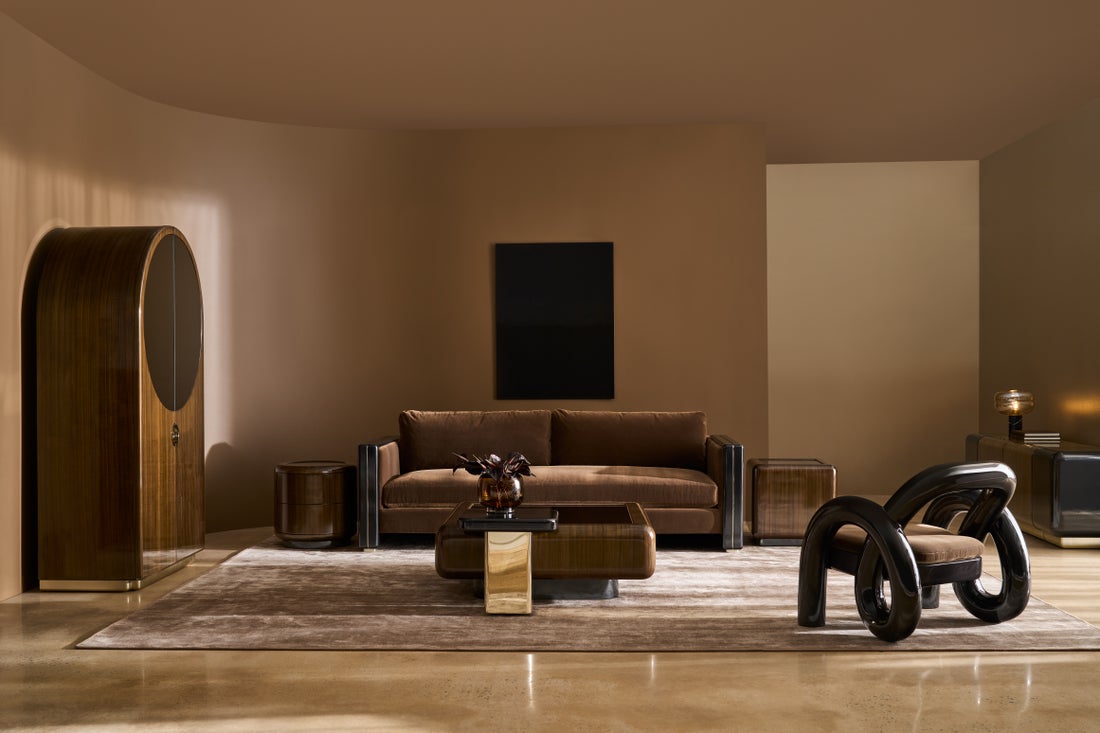 Classic Upholstery - Gelee Accent Chair-Chocolate Chairs| Caracole