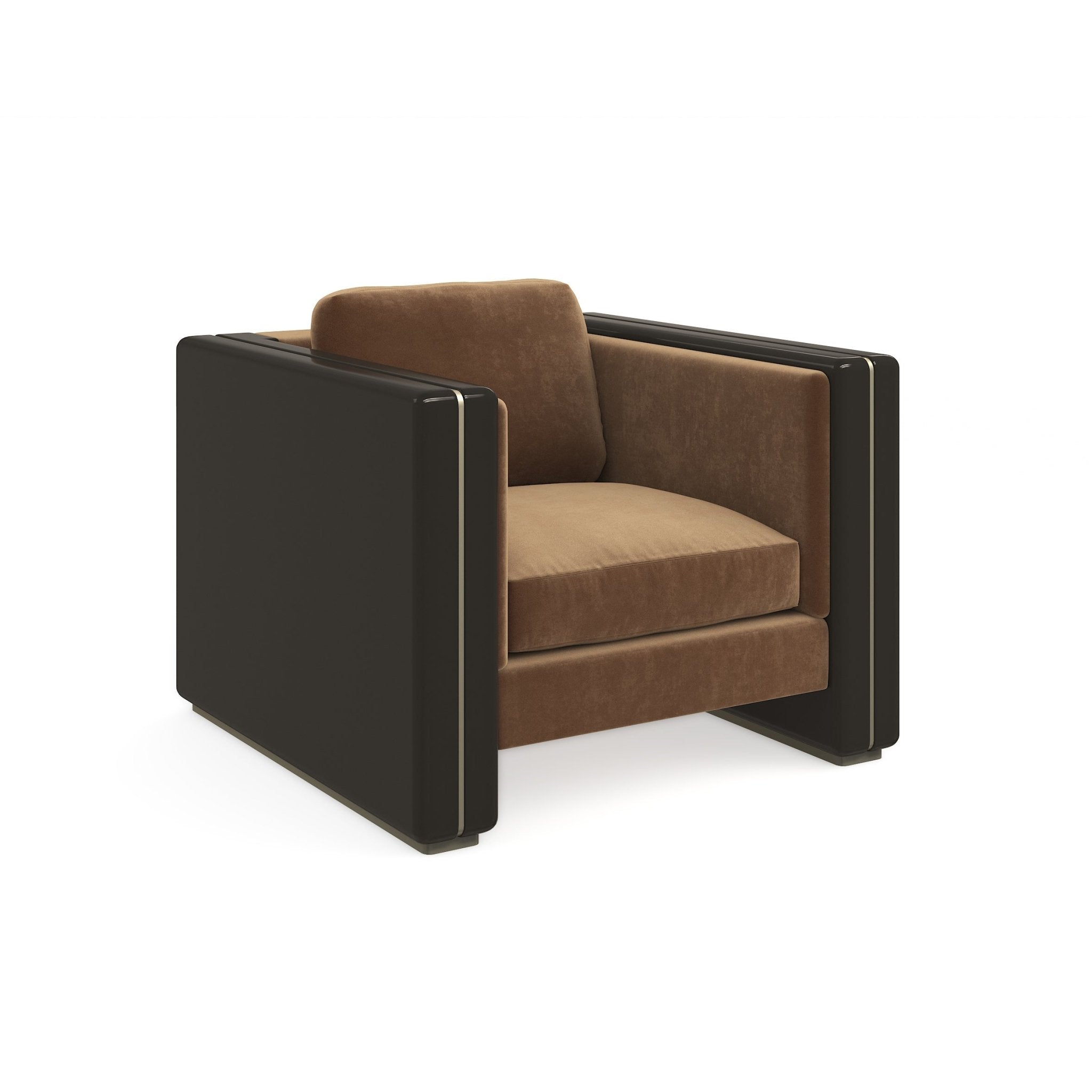 Classic Upholstery - Gelee Chair - Chocolate Chairs| Caracole