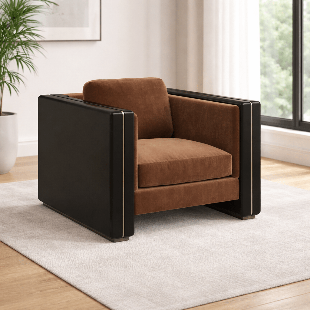 Classic Upholstery - Gelee Chair - Chocolate Chairs| Caracole