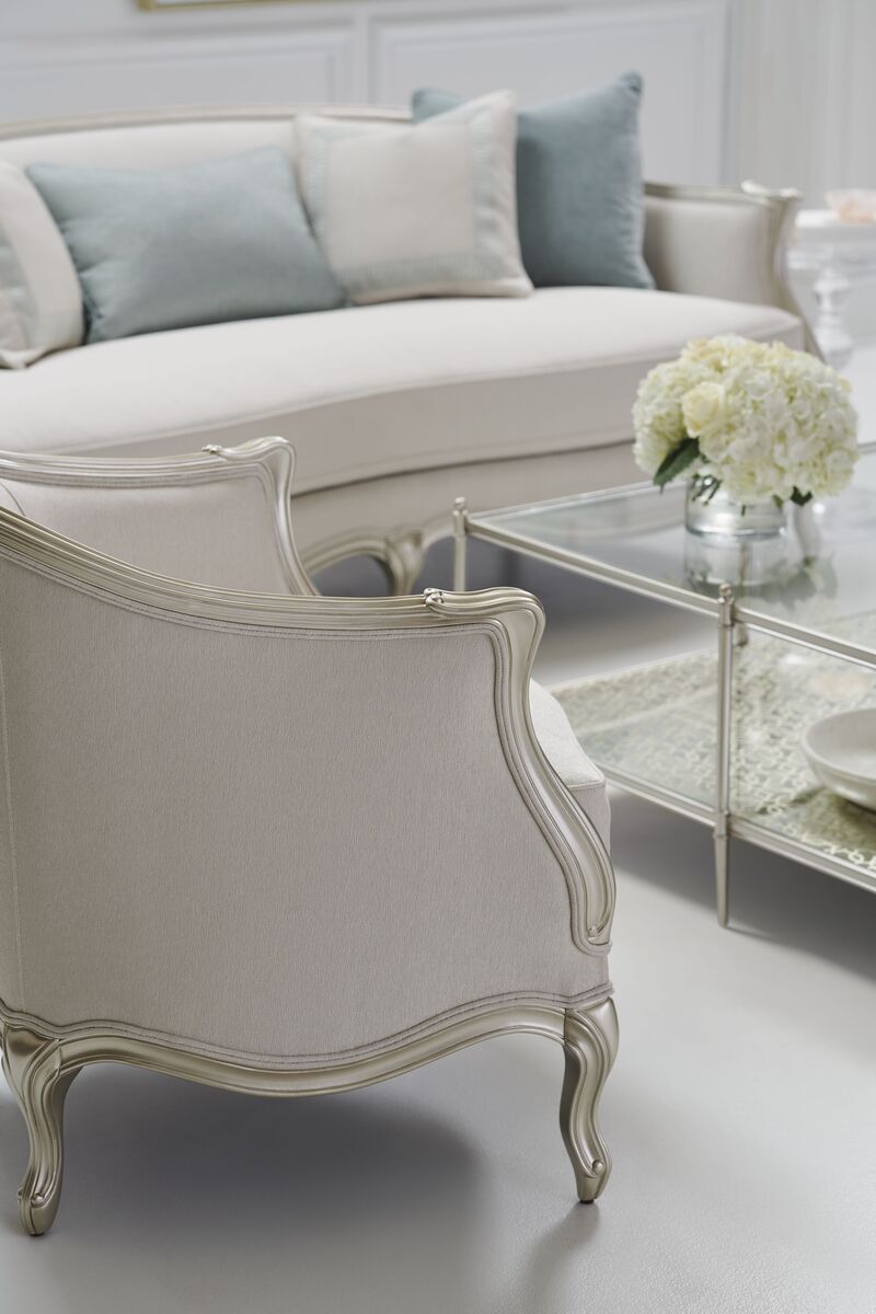 Classic Upholstery - Le Chaise Chair (Teal) Chairs| Caracole