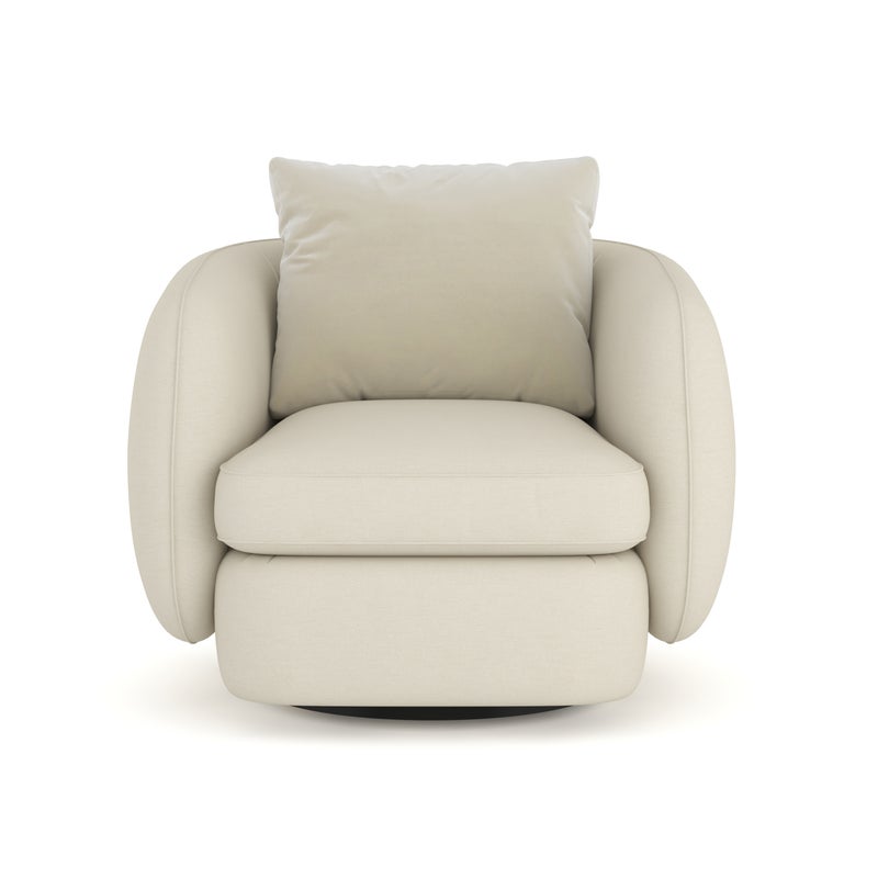 Classic Upholstery. - Lumi Swivel Chair - Al Rugaib Furniture