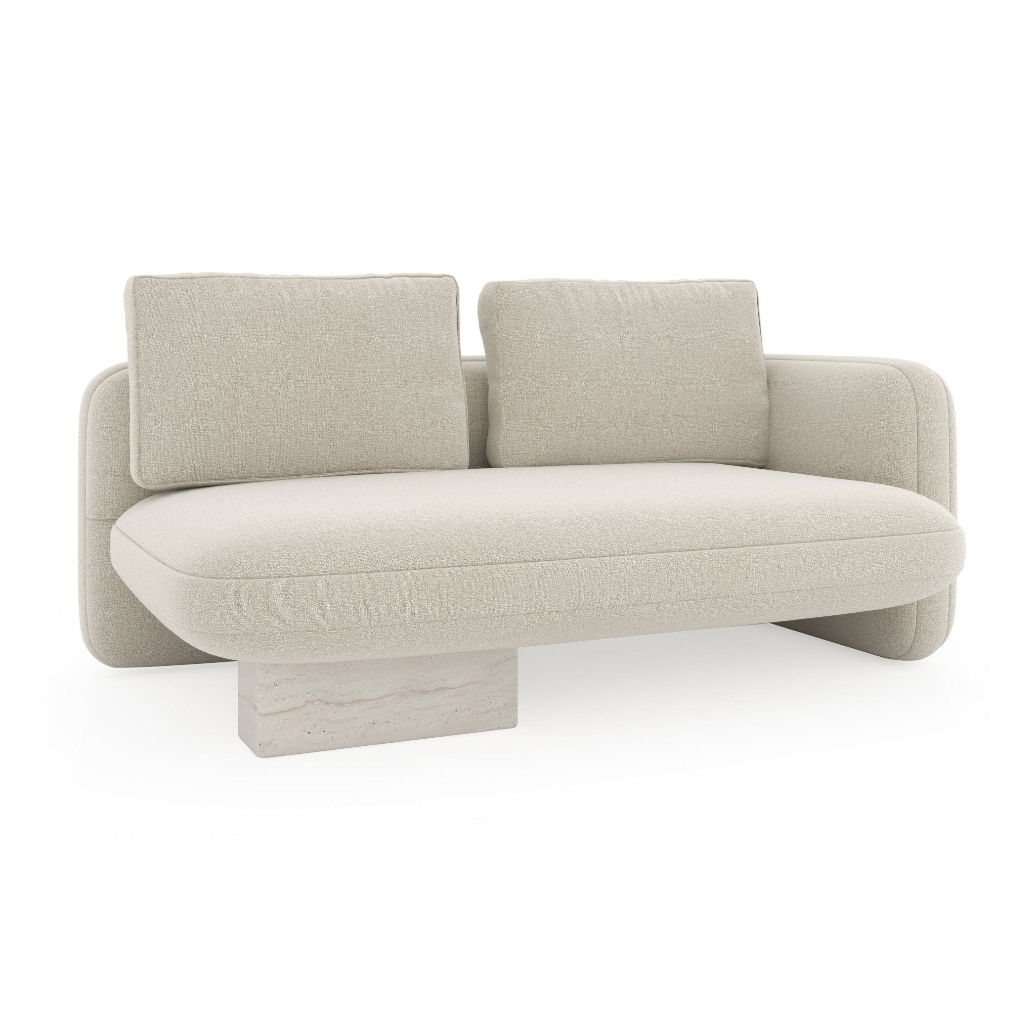 Classic Upholstery - Overlap Raf Loveseat Ecru Sectionals| Caracole