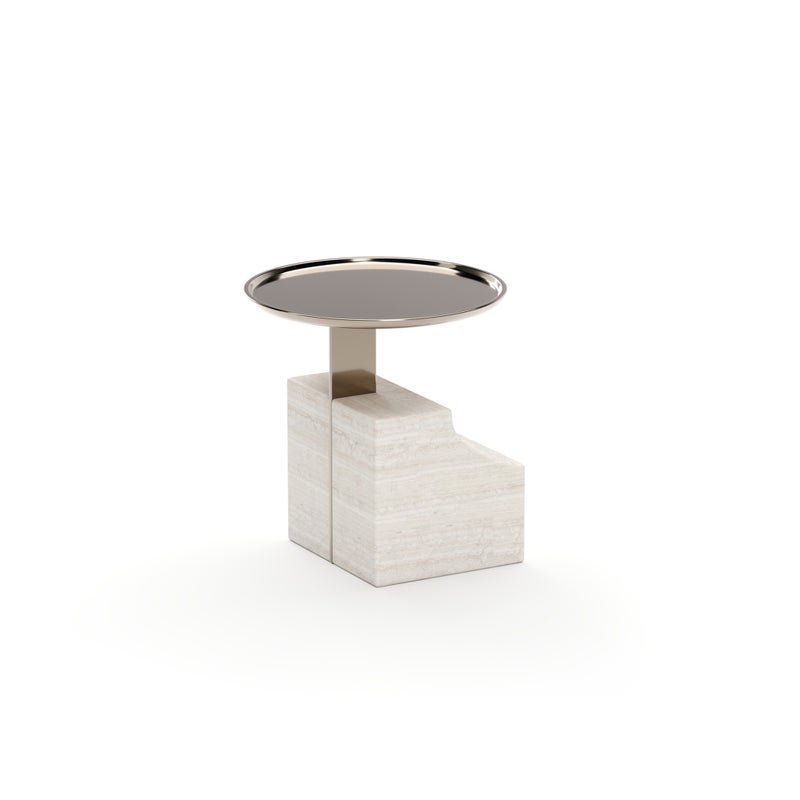 Classic Upholstery - Overlap Sectional Accent Table Light Sectionals| Caracole