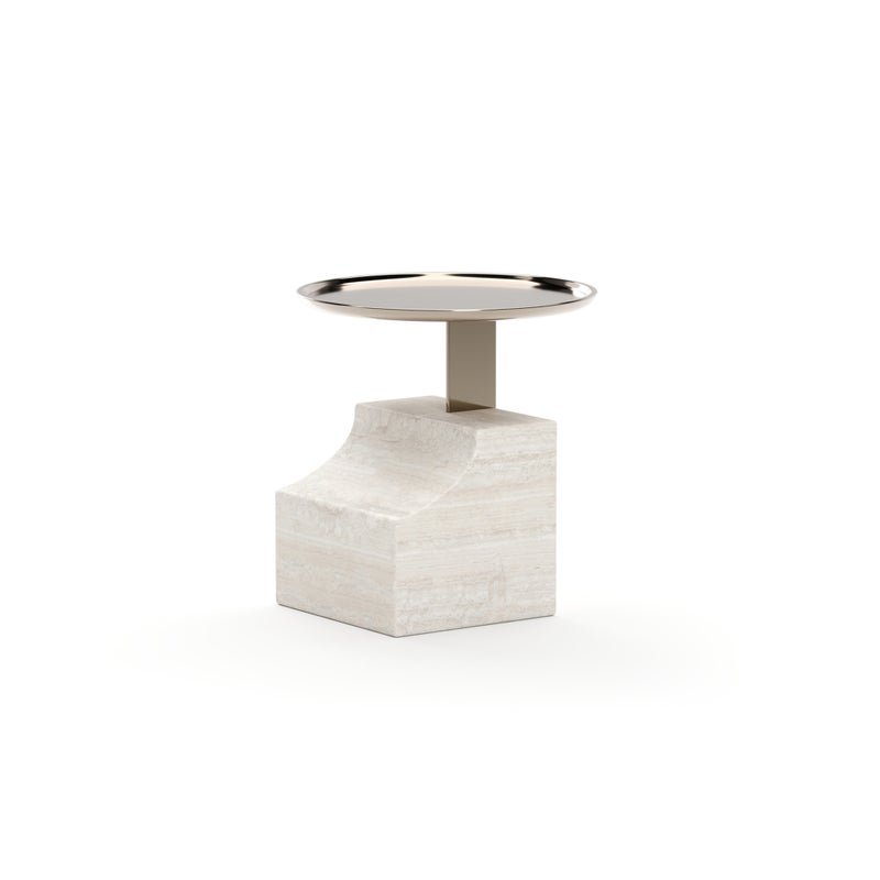 Classic Upholstery - Overlap Sectional Accent Table Light Sectionals| Caracole