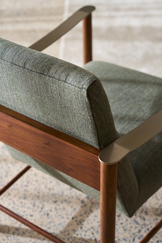 Classic Upholstery - Slant Accent Chair - Al Rugaib Furniture