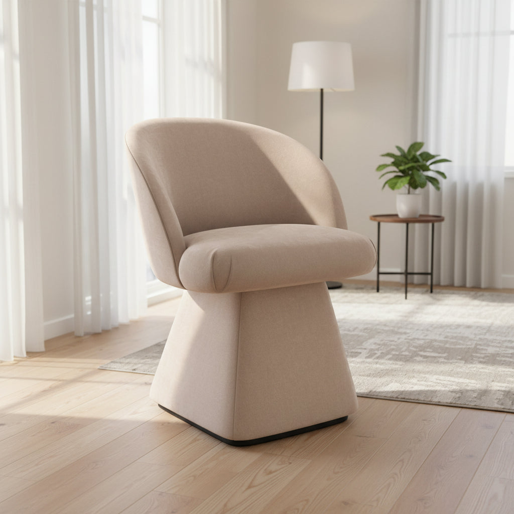 Classic Upholstery. - Vuelta Swivel Dining Chairs| Caracole