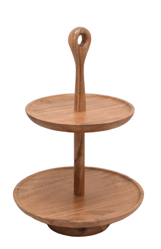 Classic Wood Cake Stand Tray| Roots Furniture