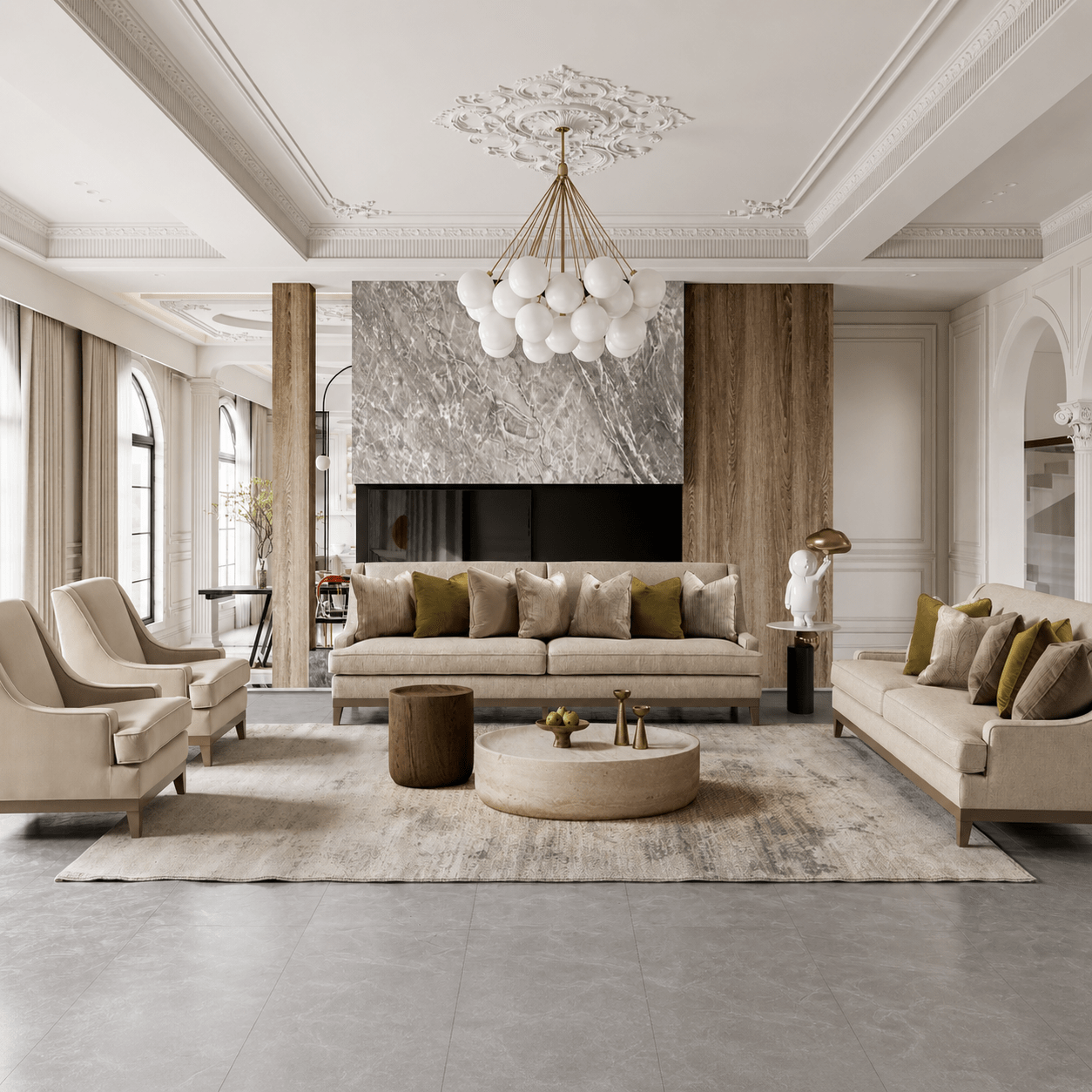 Classy By Noha Albabtain 5 Seater Sofa Sofas & Loveseats| Roots Furniture