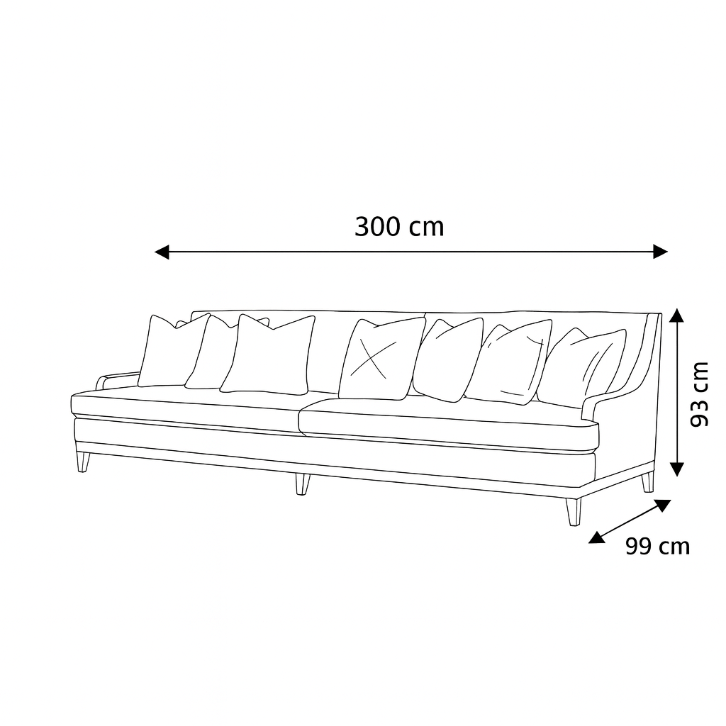 Classy By Noha Albabtain 5 Seater Sofa Sofas & Loveseats| Roots Furniture