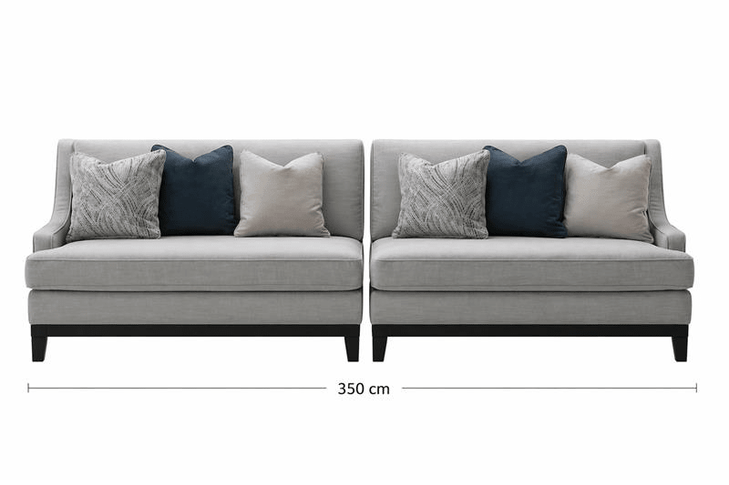 Classy By Noha Albabtain Blue 6-seater Sofa Sofas & Loveseats| Roots Furniture