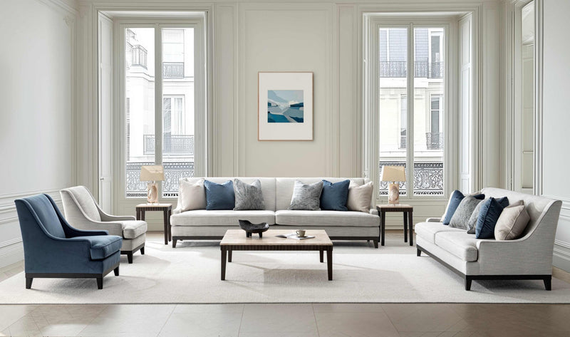 Classy By Noha Albabtain Blue Arm Chair - Al Rugaib Furniture