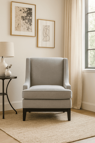 Classy By Noha Albabtain Blue Arm Chair - Al Rugaib Furniture