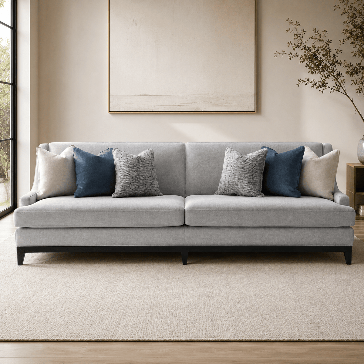 Classy By Noha Albabtain Blue XL Sofa XL Sofas| Roots Furniture