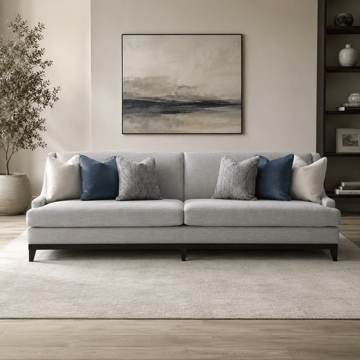 Classy By Noha Albabtain Blue XL Sofa XL Sofas| Roots Furniture