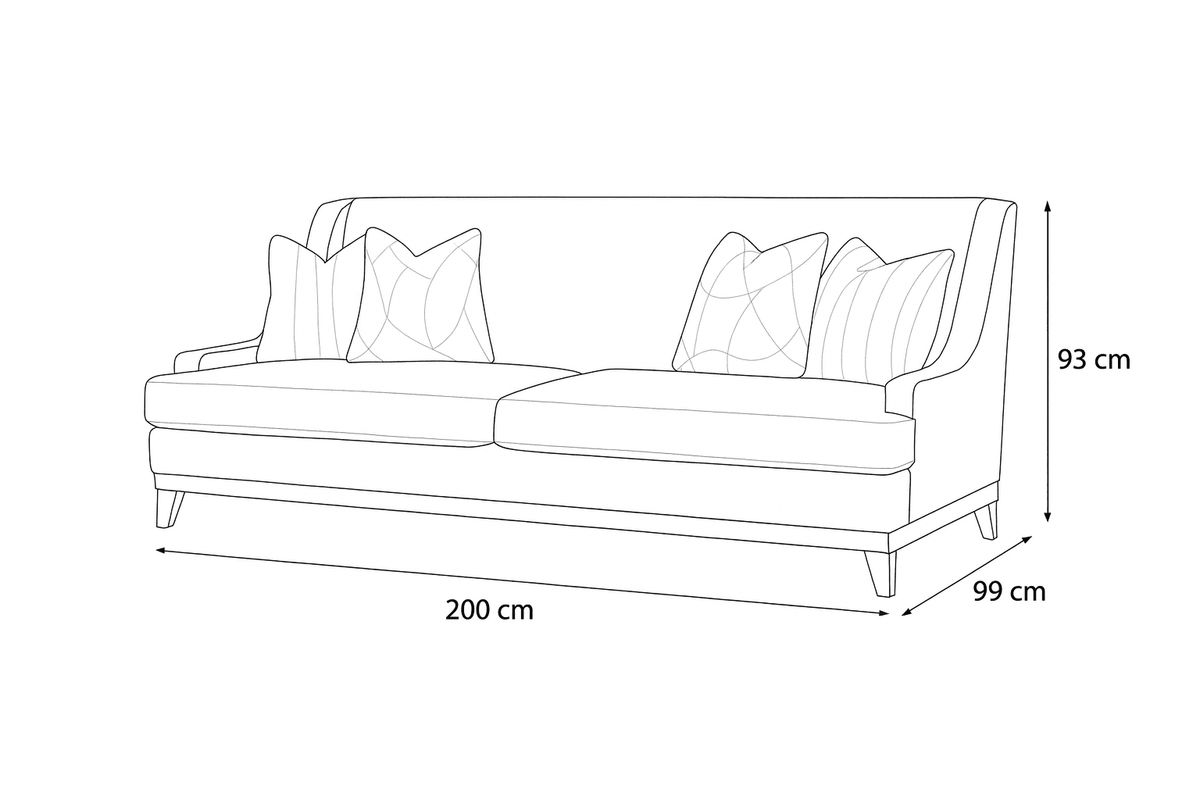 Classy By Noha Albabtain loveseat Sofas & Loveseats| Roots Furniture