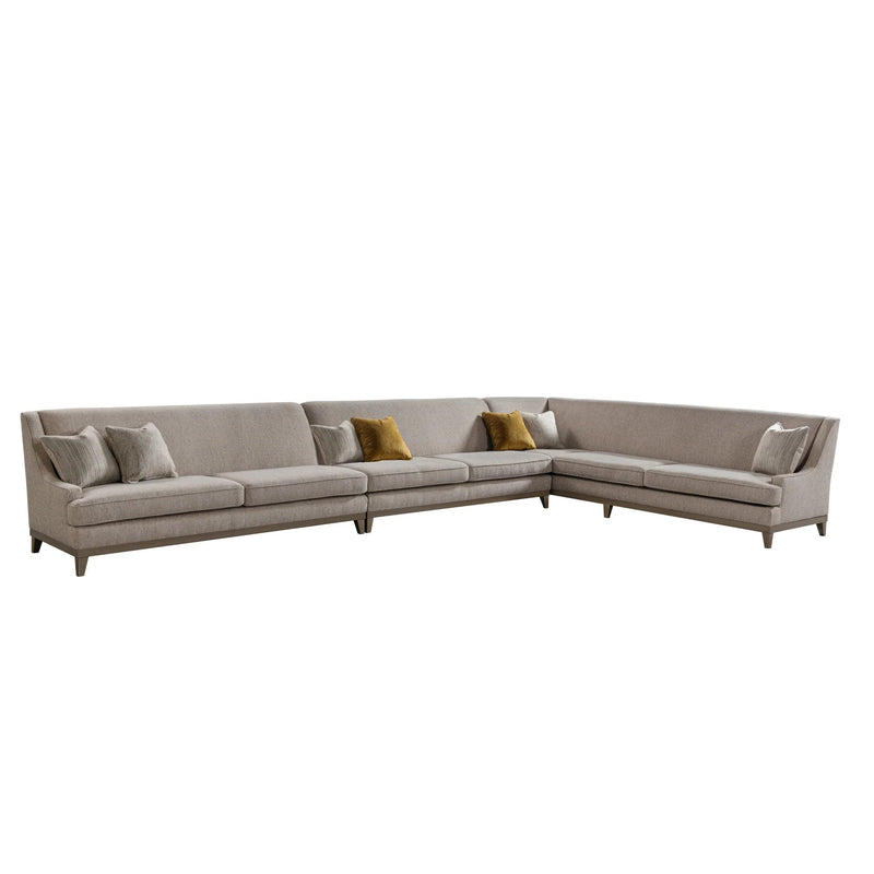 Classy By Noha Albabtain Sectional RAF3+AL+LAF2+Accent Chair - Al Rugaib Furniture